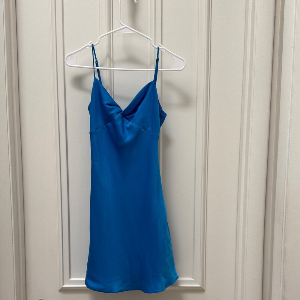 NWT American Threads Raya Twist Mini Dress